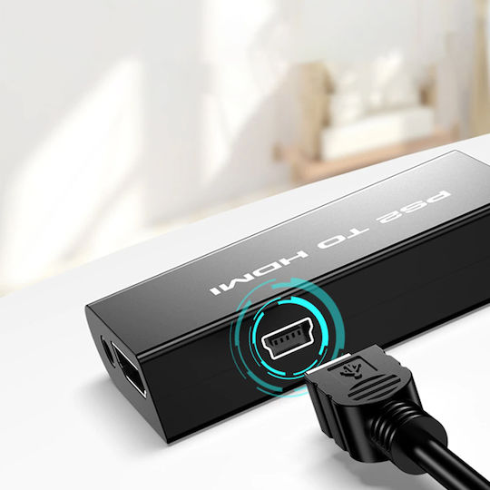 Retoo Adapter Ps2 To Hdmi Converter Audio Adapter