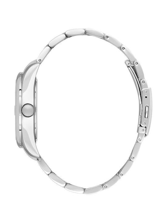 Beverly Hills Polo Club Watch Battery with Silver Metal Bracelet