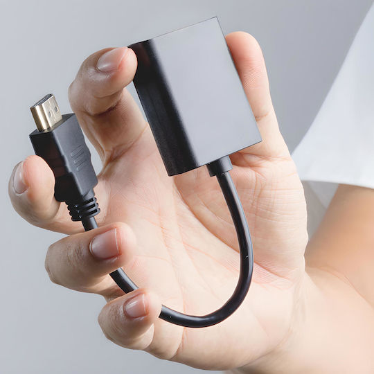 Retoo Converter Hdmi Male To Vga Female Black