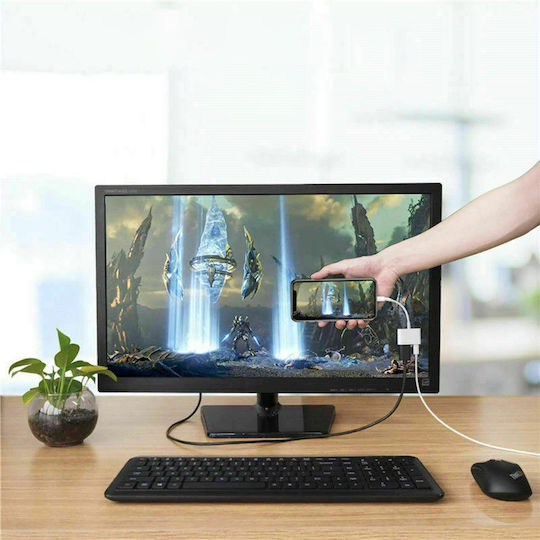 Retoo Adapter Lightning Hdmi Ipad Iphone Full Hd 1080 60hz