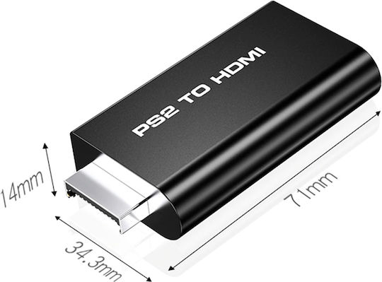 Retoo Adapter Ps2 To Hdmi Converter Audio Adapter