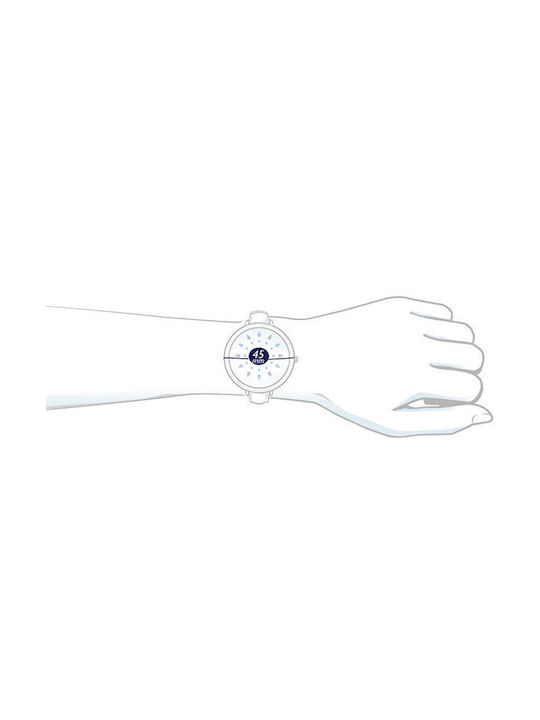 Thorton Men's Watch Chronograph Battery with Silver Metal Bracelet