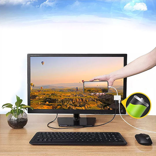 Retoo Adapter Lightning Hdmi Ipad Iphone Full Hd 1080 60hz
