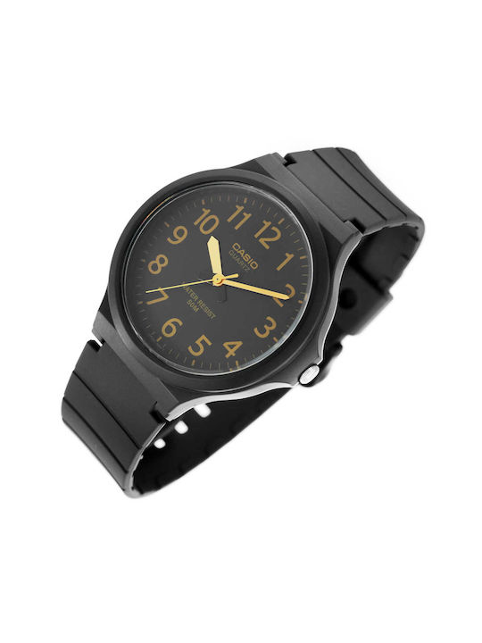 Casio Watch Battery with Black Rubber Strap