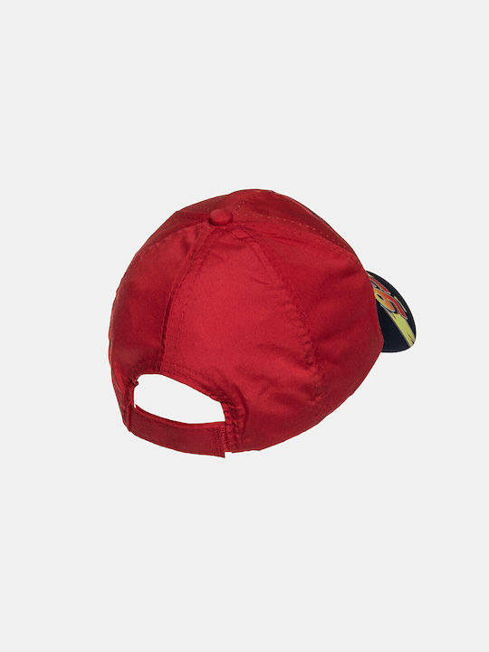 Alouette Παιδικό Καπέλο Jockey Υφασμάτινο Κόκκινο