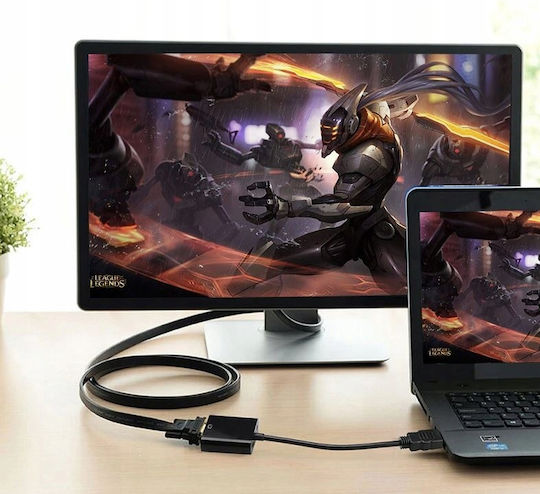 Cablu adaptor HDMI-VGA Zola Jack-Jack Cablu 3.5 mm Sistem HDCP încorporat Lungime cablu 15 cm