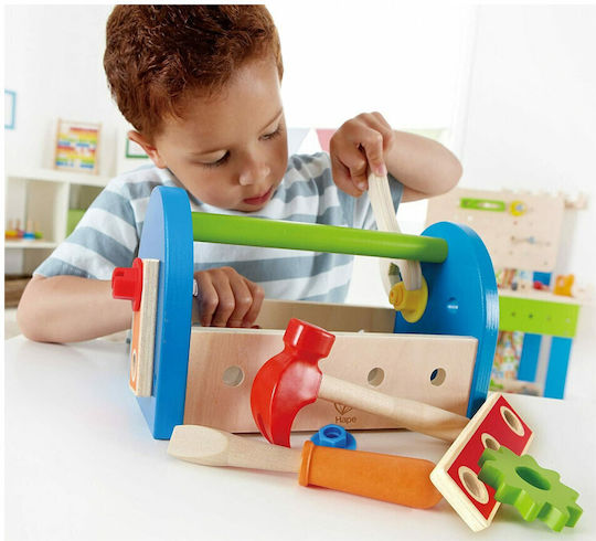 Hape Children's Tool Fix-it Blue 17pcs