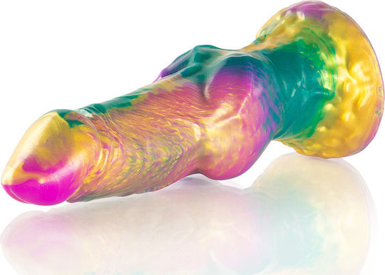 Epic Iris Dildo Rainbow Testicles Pleasure