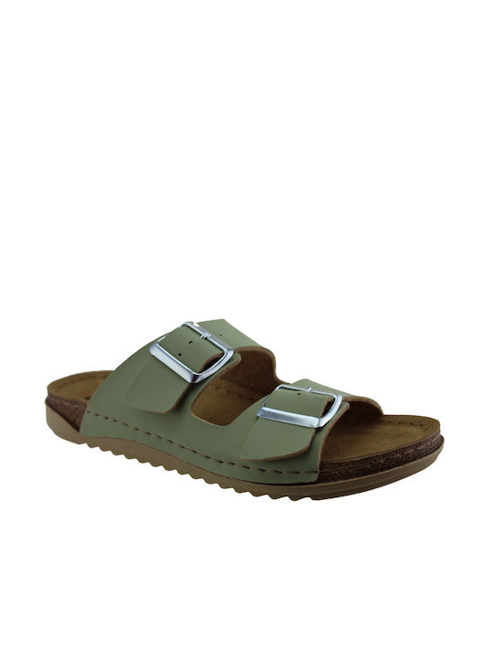 Inblu Women's Flat Sandals in Green Color