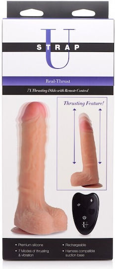 Xr Brands Strap U Real Thrust Thrusting Ομοίωμα Πέους Σιλικόνης