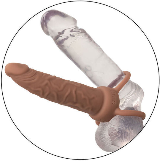 California Exotics Performance Maxx Rechargable Dual Penetrator Brown Skin