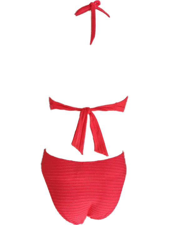Bikini Τριγωνάκι D Cup Κοραλλί