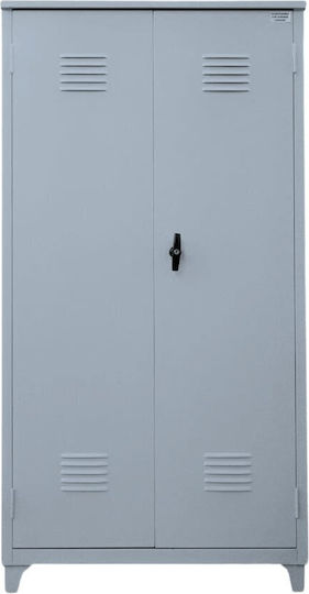 Δίφυλλη Μεταλλική Γαλβανιζέ 176x45x90εκ. Δίφυλλη Μεταλλική Γαλβανιζέ 176x45x90εκ.