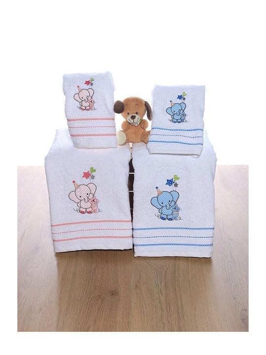 Sunshine Set de prosoape pentru copii 2pcs Roz