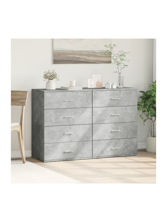 Sideboard Wooden Grey 60x39x80cm