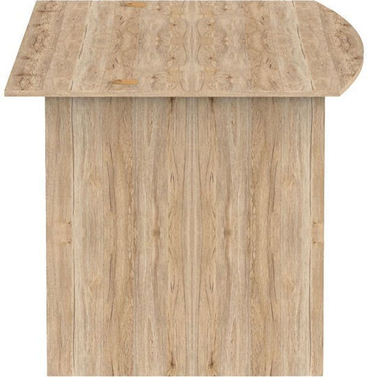 Birou Anze Din Lemn Natural 180x93,5x75cm