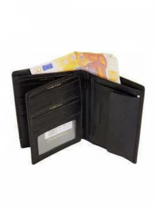 Leather Men's Wallet Classic with RFID Black
