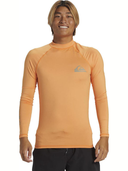 Quiksilver Everyday Men's Long Sleeve Sun Protection Shirt Orange
