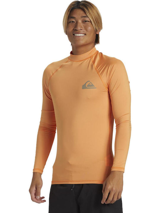 Quiksilver Everyday Men's Long Sleeve Sun Protection Shirt Orange