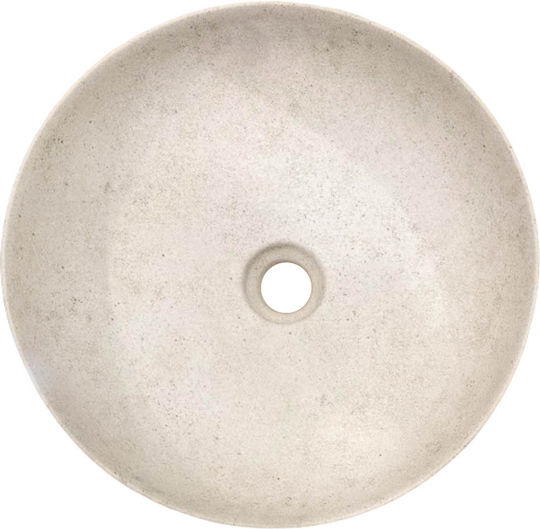 Rak Ceramics Deasupra Blatului Chiuvetă Porțelan 42x42cm Bej