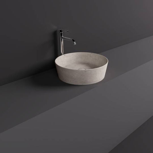 Rak Ceramics Deasupra Blatului Chiuvetă Porțelan 42x42cm Bej