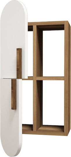 Wall Shelf A-g Rose Brown 35x22x80cm