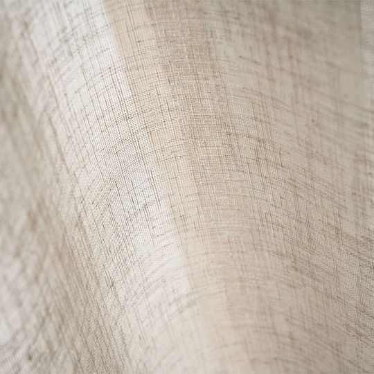Gofis Home Curtain With Pencil Pleat Combe Willow Beige 140x295cm