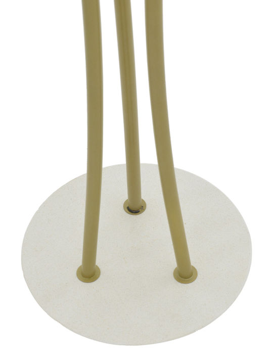 Pakketo Marianni Freistehender Kleiderständer Metallisch Gold 50x38x182cm