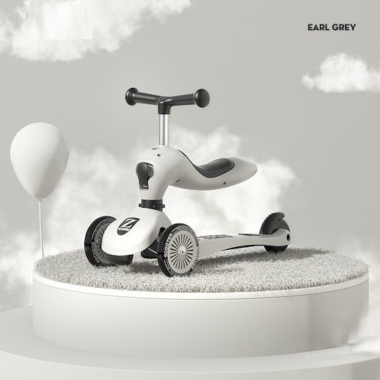 Scooter Παιδικό Πατίνι Τρίτροχο με Κάθισμα για 1-5 Ετών Γκρι
