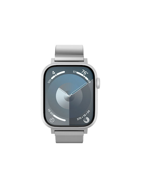 Spigen Sgp Sleek Link 316l Edelstahl Apple Watch Serie Ultra 1/2 49mm 45mm 44mm 42mm Silber Amp07224