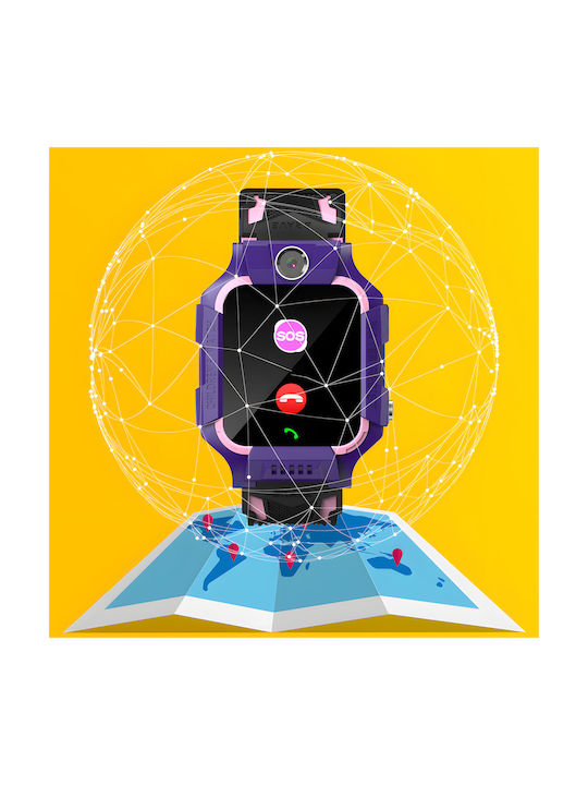 Kids Watch with GPS and Purple Camera