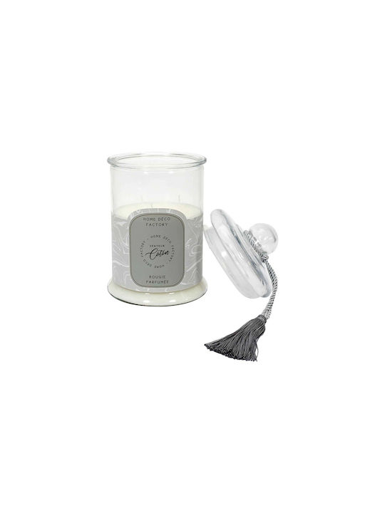 Aromatic Candle Home Deco Factory Burning Time 110 Hours Scent Cotton Flower Dimensions 15.8x29cm Bo5581