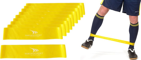 Yakimasport Bandă de rezistență pentru exerciții Galben 0.5m