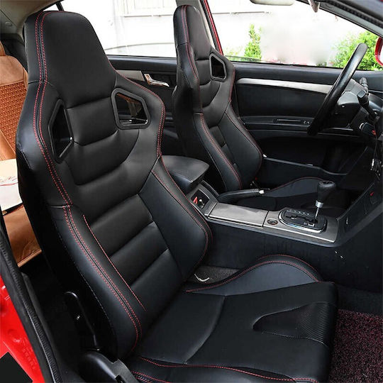 Autoline Driver Car Seat Bucket Black