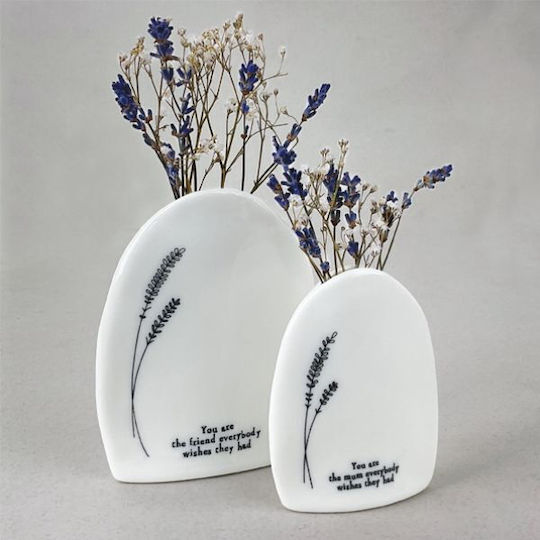 Synchronia Glass Vase White Diameter 9.8xHeight 12cm