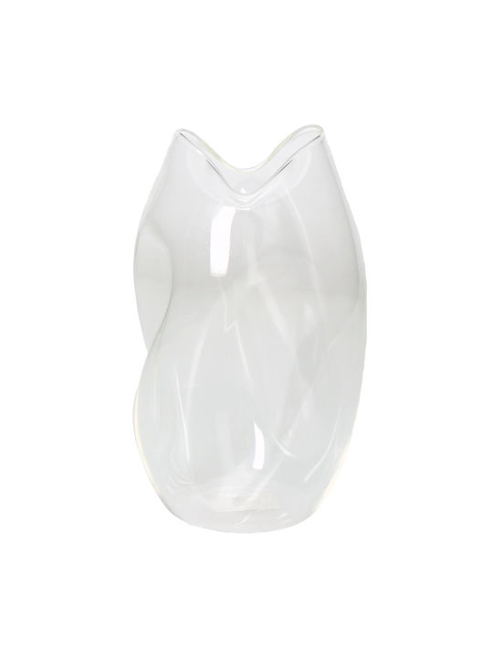 ArteLibre Decorative Vase Transparent 10.3x10.3x17.8cm