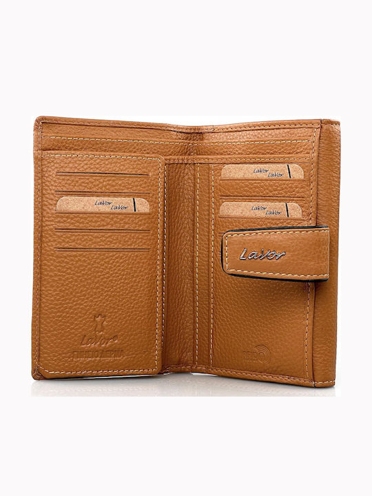 Large Leather Women's Wallet Classic with RFID Taba