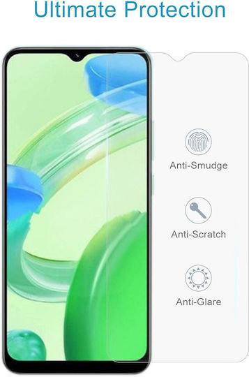10 Pcs 0.26mm 9h 2.5d Tempered Glass Film Oppo Realme C30 C30s