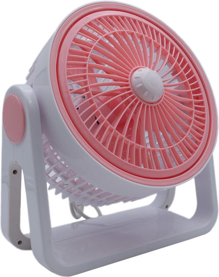 Uncle George Επιτραπέζιος Ανεμιστήρας 25W Διαμέτρου 23cm Λευκός