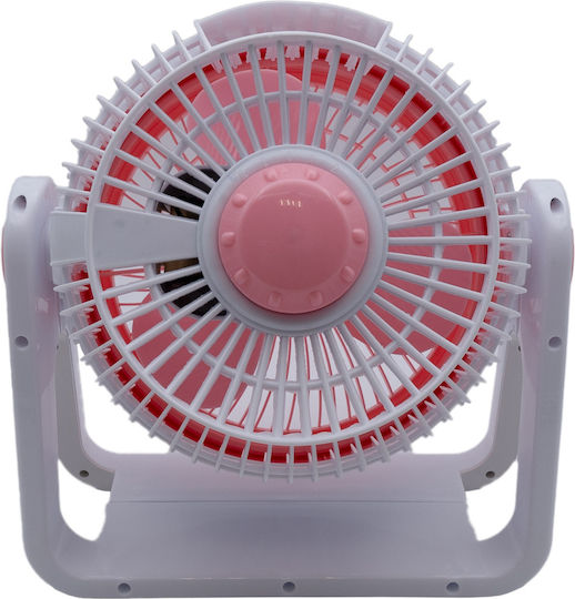 Uncle George Επιτραπέζιος Ανεμιστήρας 25W Διαμέτρου 23cm Λευκός