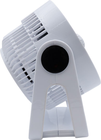 Uncle George Επιτραπέζιος Ανεμιστήρας 25W Διαμέτρου 23cm Λευκός