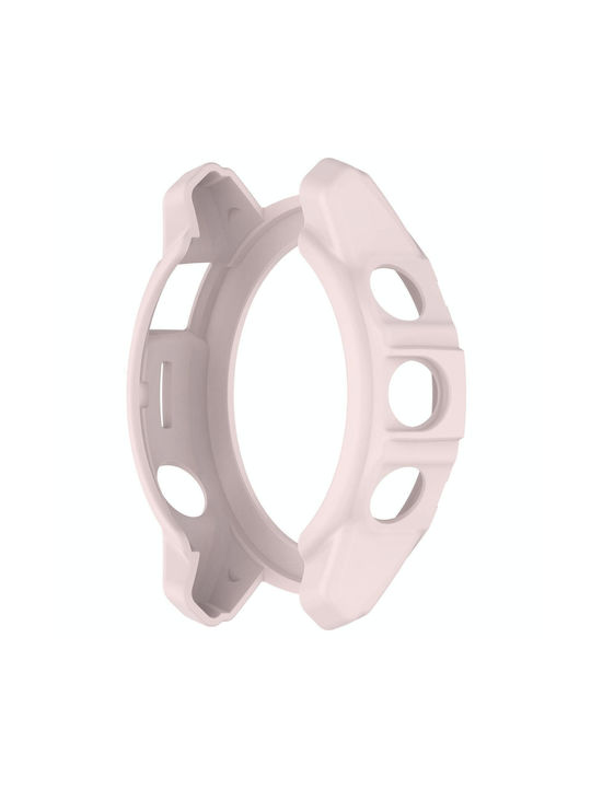Carcasă de protecție pentru ceas Garmin Epix Pro 47mm Fenix 7 7 Pro Armored Tpu Half Wrapped roz