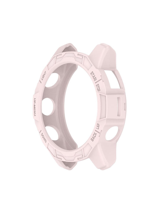 Garmin Epix Pro 51mm Fenix 7X 7X Pro Armored TPU Half Wrapped Watch Protective Case Pink