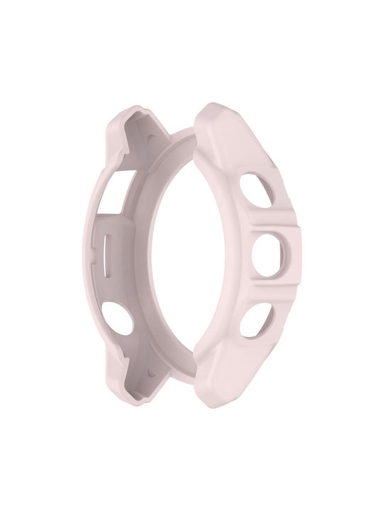 Husa protectoare pentru ceas Garmin Epix Pro 42mm Fenix 7s 7s Pro Armored Tpu Half Wrapped roz