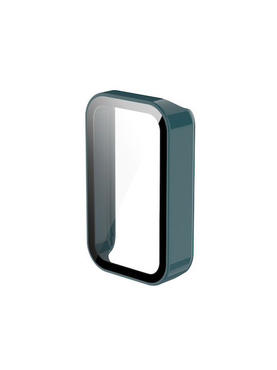 Xiaomi Redmi Smart Band Pro Pc + Tempered Glass Watch Protective Case Pine Needle Green Xiaomi Redmi Smart Band Pro Pc + Tempered Glass Watch Protective Case Pine Needle Green