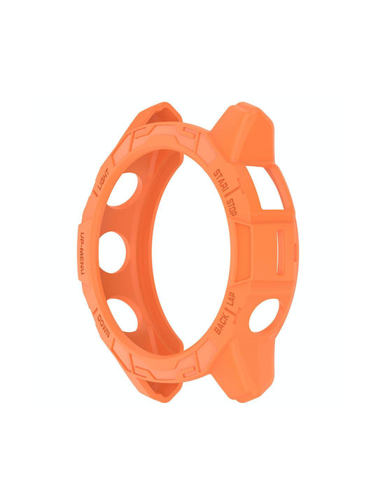 Garmin Epix Pro 42mm Fenix 7s 7s Pro Armored Tpu Half Wrapped Watch Protective Case Orange