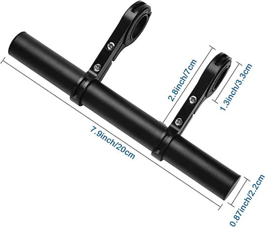 Bară de extensie din fibră de carbon compatibilă cu scuterele electrice Xiaomi Ryde