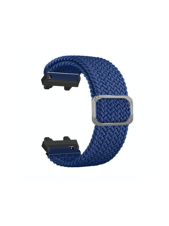 Brățară ajustabilă cu cataramă Amazfit T-rex 2 din nailon împletit albastru Brățară ajustabilă cu cataramă Amazfit T-rex 2 din nailon împletit albastru