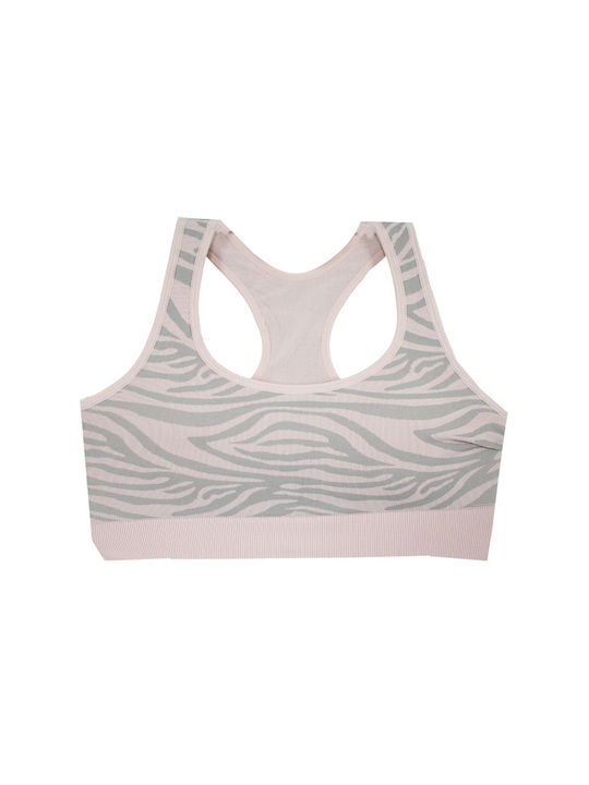 Bonito Women's Sports Bra without Padding Pink