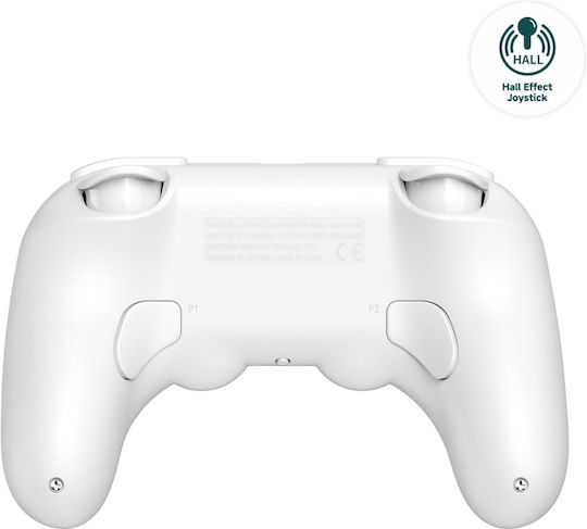 8Bitdo Pro 2 Ασύρματο & Ενσύρματο Gamepad με Hall Effect Sticks για PC / Xbox One / Xbox Series White